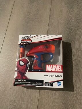 Spiderman Red and Blue Mini Blaster Toy